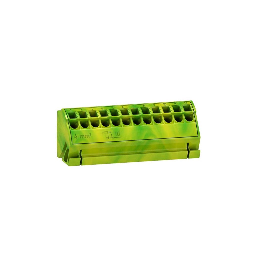 شنايدر - إكسسوار لوحة خدمة - 4 EARTH BLK 12X4² TERM.CLAMP LINERGY TB