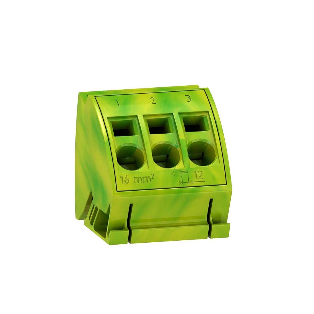 شنايدر - إكسسوار لوحة خدمة - 4 EARTH BLK 3X16² TERM.CLAMP LINERGY TB