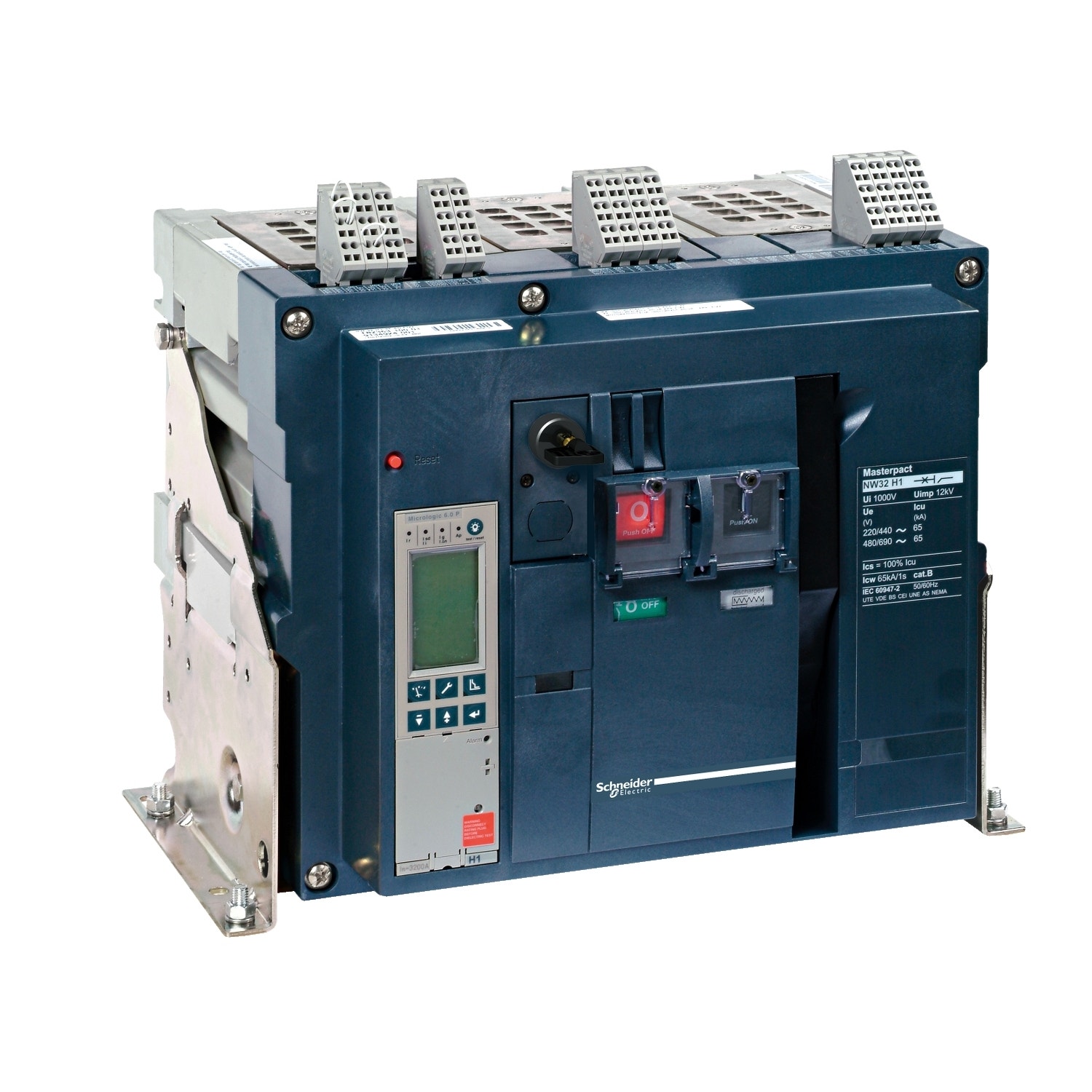 شنايدر - قاطع إيه سي بي - MasterPact NW, 2500A, N1, 3 Poles, Fixed, Micrologic 2.0 A