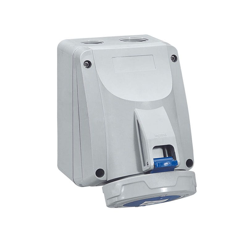 ليجراند - فيش صناعي 32A 3P+E 200/250V على الجدار IP67, P17
