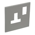 ليجراند - إطار أرتيور - متوافق مع فيش بمفتاح 5/13 أمبير - مفرد - BS - مغنيسيوم
