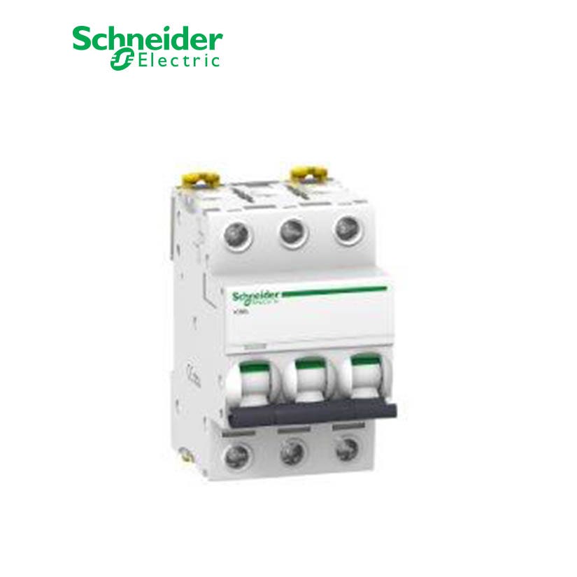 شنايدر - قاطع فرعي 3 خط - 25 أمبير - Acti9 iC60L, 3P, 25A, C Curve