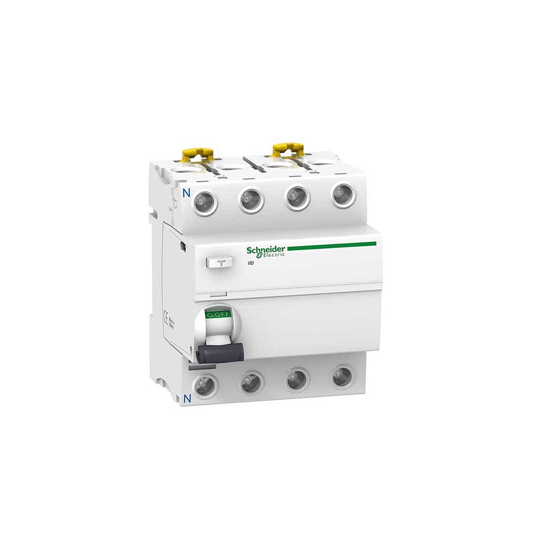 شنايدر - قاطع RCCB - نوع Acti9 iID, 4P, 80A, 100mA, Type AC