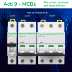 SCHNEIDER - MCB, Acti9 iC60N, 6K, C Curve