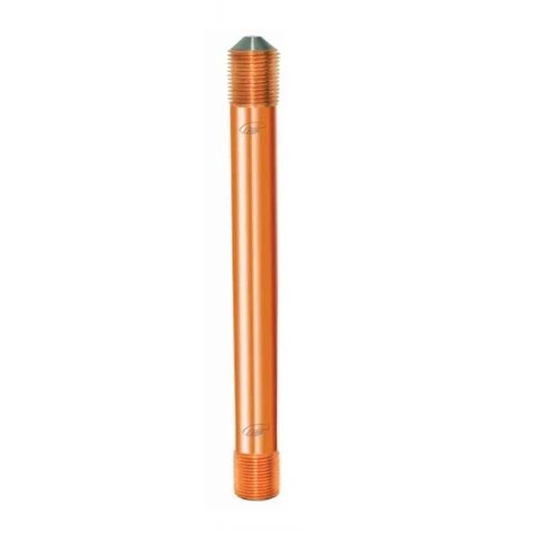 بحرة - قضيب تأريض نحاسي Threaded - مقاس 15 مم - طول 1500 مم