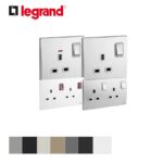 ⁦MALLIA SENSES - British Standard Double Pole Socket Outlets 13A⁩ - الصورة ⁦3⁩