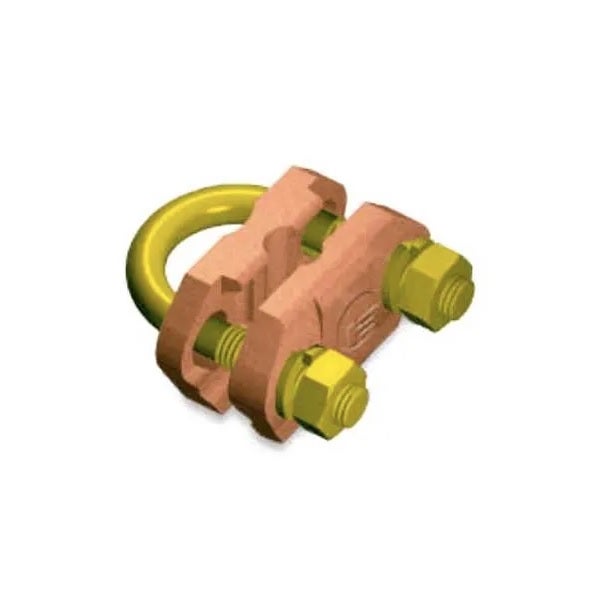BAHRA EARTHING - U-Bolt Rod to Cable Clamp, 50-150 Sq.mm