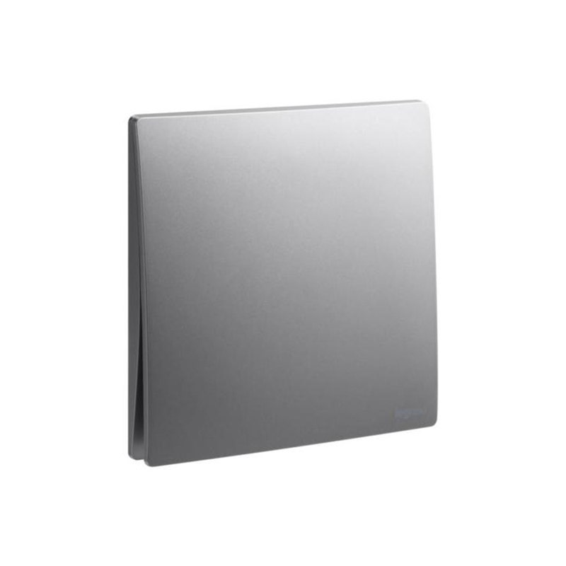 ليجراند - مفتاح مزدوج القطب Mallia Senses، مفرد، خط 1، 20AX، 250V، Dark Silver