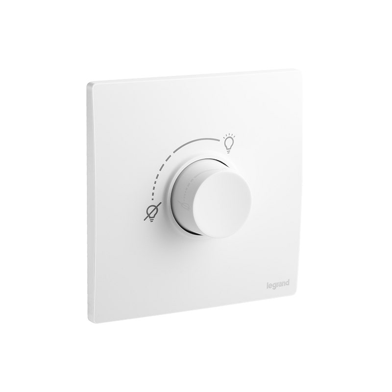 ليجراند - منظم إضاءة لمبة Mallia Senses، مفرد، خط 2، 40-500W، 230V، Matt White