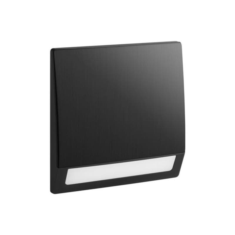 ليجراند ضوء الدرج mallia senses، مفرد، 100 250v، 230v، brushed black