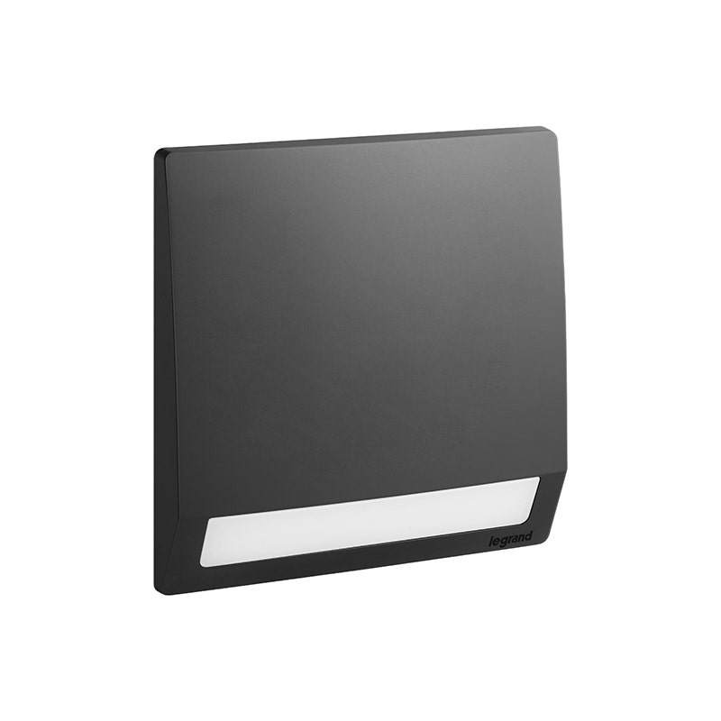 ليجراند ضوء الدرج mallia senses، مفرد، 100 250v، 230v، matt black