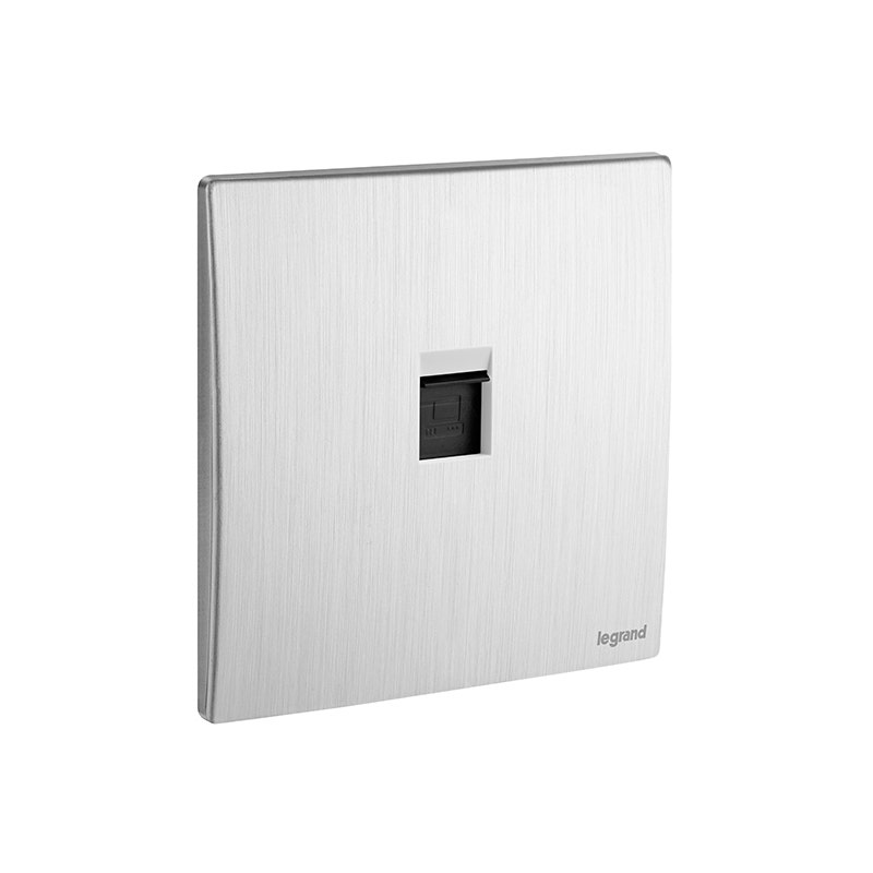 ليجراند مقبس rj45 مفرد mallia senses cat 6 stp brushed aluminium 2