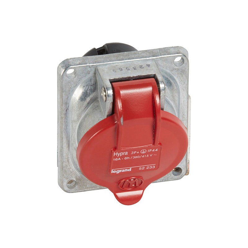 ليجراند مقبس inclined outlet hypra، تركيب على اللوحة، ip44