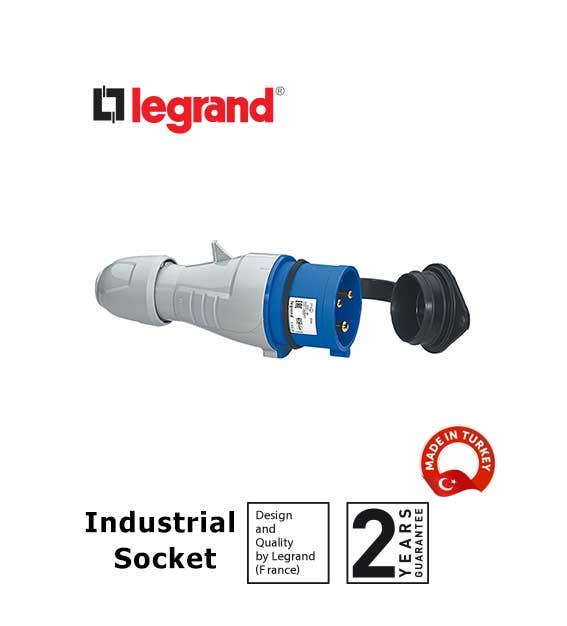 ليجراند مقبس صناعي p17 ip44 200 250 v 16 a 2pe 2