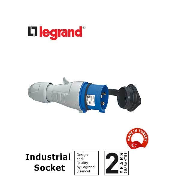 ليجراند مقبس صناعي p17 ip44 200 250 v 32 a 2pe 2