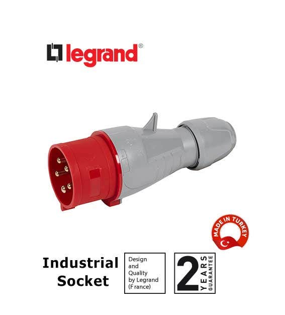 ليجراند مقبس صناعي p17 ip44 380 415 v 32 a 3pne 2