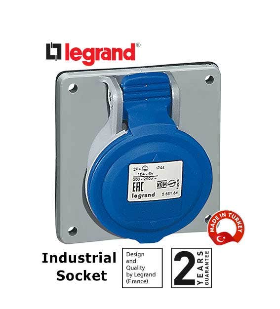 ليجراند فيش صناعي على لوحة ip44 200 250 v 32 a 2pe 2