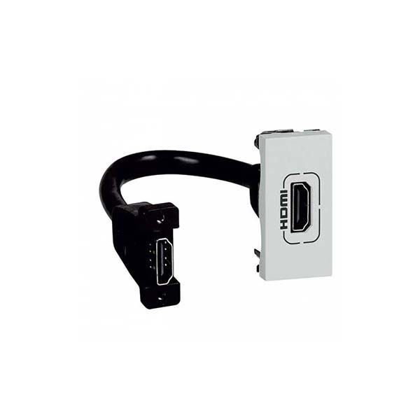 ليجراند - فيش HDMI أرتيور - مربع - 1 موديول - ألومنيوم