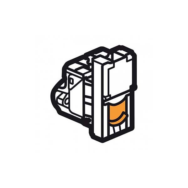 ليجراند - فيش بيانات أرتيور - RJ45 - Cat.6A - STP - 1 موديول - مغنيسيوم - غطاء برتقالي