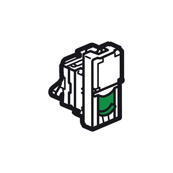 leg.572859.jpg ليجراند - فيش بيانات أرتيور - RJ45 - Cat.6A - UTP - 1 موديول - مغنيسيوم - غطاء أخضر - الصورة 1