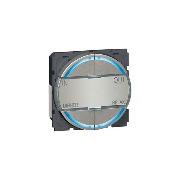 ليجراند - مفتاح KNX أرتيور - 4 مفاتيح - دائري - مغنيسيوم