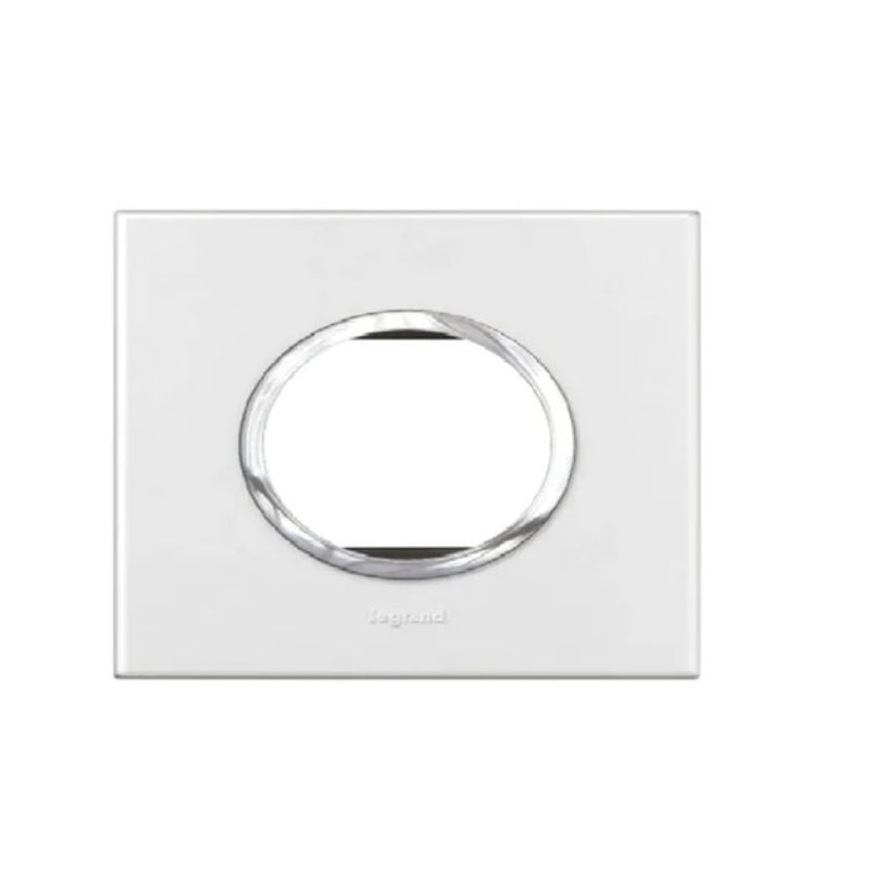 ليجراند - غطاء مع إطار Arteor، هندي، 2 موديول، دائري، White