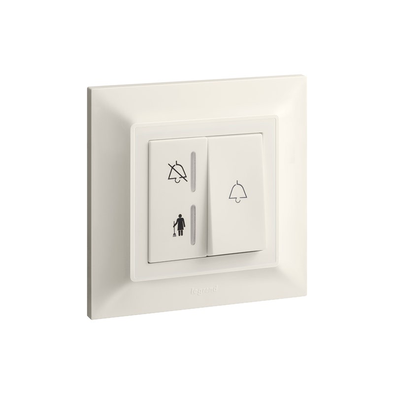 ليجراند - مؤشر جرس Belanko S، مفرد، 6A، 250V، Ivory