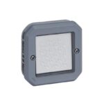 ⁦ليجراند - مفتاح Plexo، IP55، فتحة،خط 2، 16A 250V، آلية، رمادي⁩ - الصورة ⁦2⁩