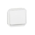 ⁦ليجراند - زر ضغط Plexo، IP55، تلامس مفتوح + مؤشر، 10A 250V، آلية، أبيض⁩ - الصورة ⁦2⁩
