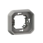 ⁦ليجراند - إطار تثبيت غاطس Plexo، IP55، فتحة، رمادي⁩ - الصورة ⁦2⁩