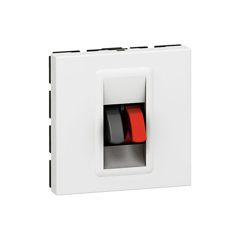 ليجراند - قابس صوت Mosaic، قابس مكبر صوت، طرف 4 مم²، 2 موديول، White