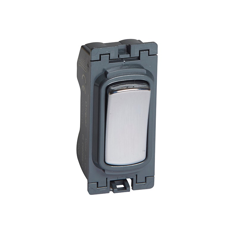 ليجراند مفتاح grid module synergy، خط 2، 20 ax، 250 v، sd polish stainless steel