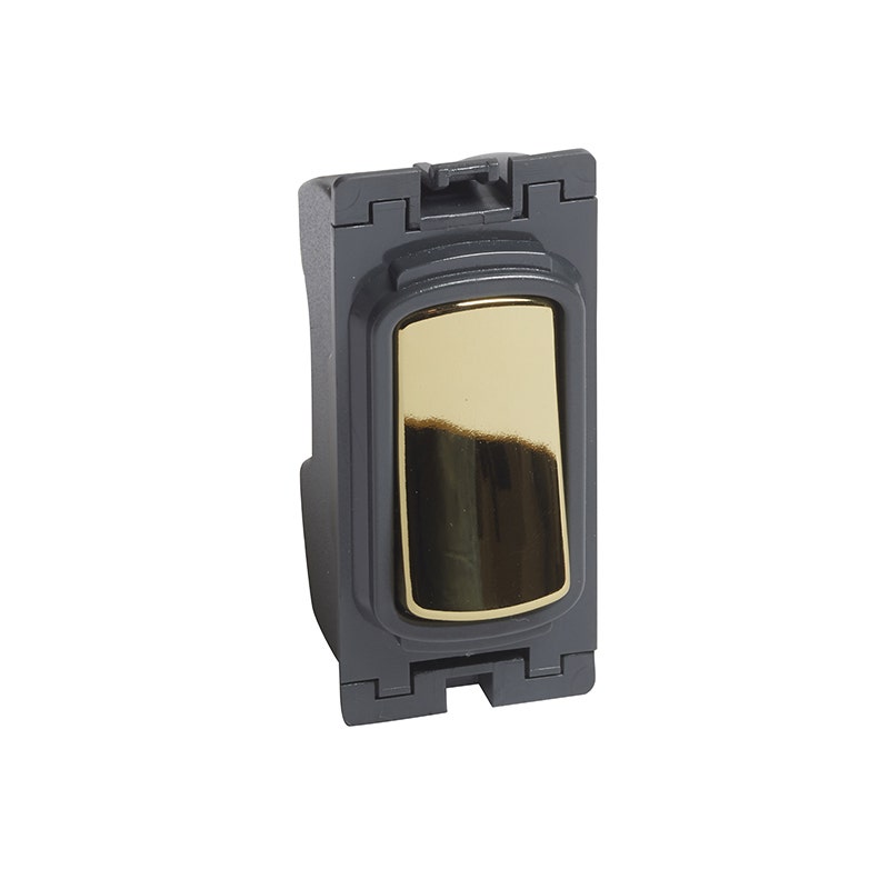 ليجراند مفتاح grid module synergy، خط 1، 20 ax، 250 v، sd glossy gold