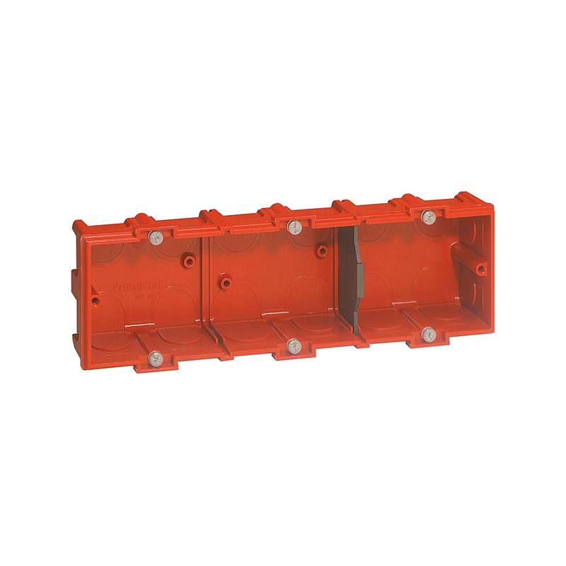 ليجراند علبة تركيب batibox، ثلاثي، عمق 40mm، 221x71mm،