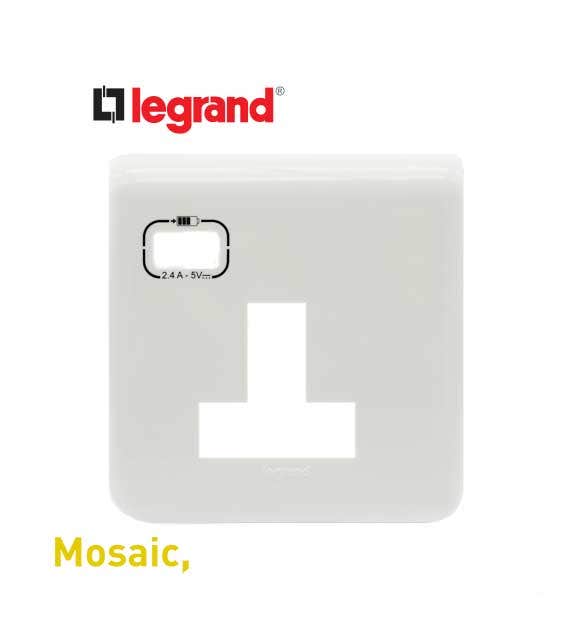 ليجراند - إطار موزاييك لفيش مفرد مع USB - ستانليس ستيل