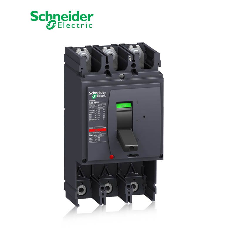 شنايدر - قاطع رئيسي 400 أمبير - ComPact NSX400S, 400A, 3P, 100kA at 415 VAC 50/60 Hz, w/o Trip Unit