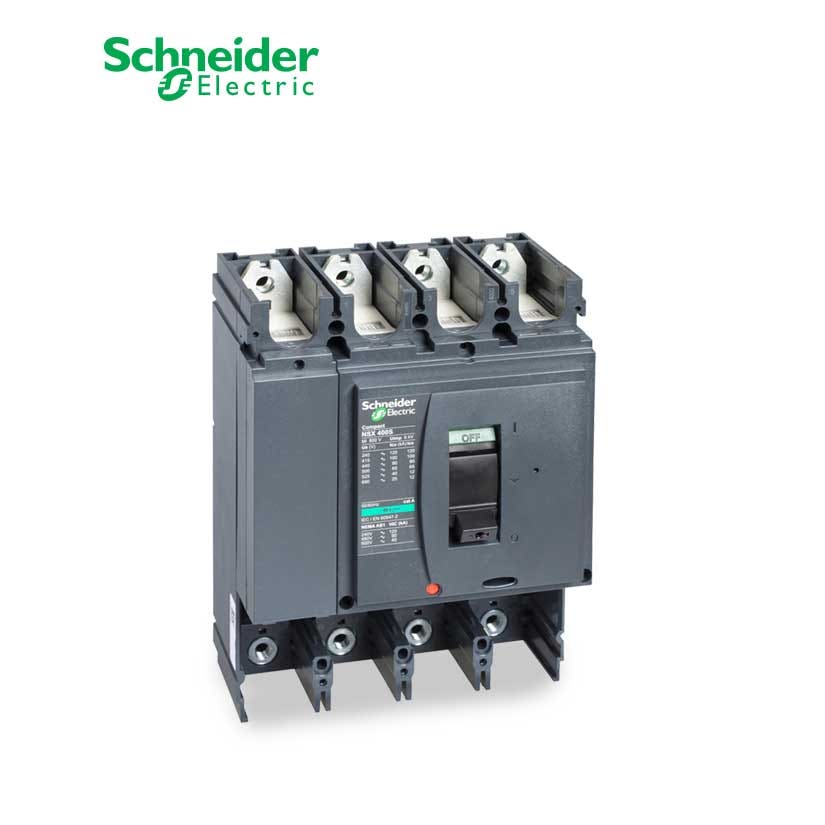 شنايدر - قاطع رئيسي 400 أمبير - ComPact NSX400F, 400A, 4P, 36kA at 415 VAC 50/60 Hz, w/o Trip Unit