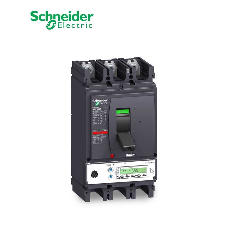 شنايدر - قاطع رئيسي 630 أمبير - ComPact NSX630F, 3P 3d, 36kA at 415 VAC, MicroLogic 5.3A Trip Unit 630A