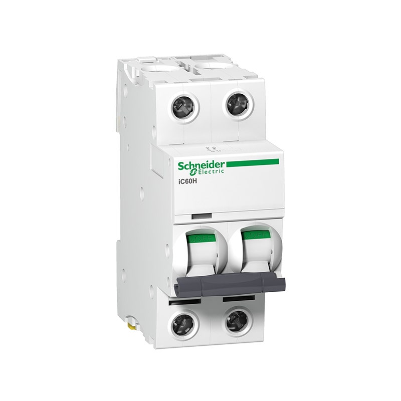 شنايدر - قاطع تيار مصغر Acti9 iC60H، 2 Pole، 16A، منحنى D