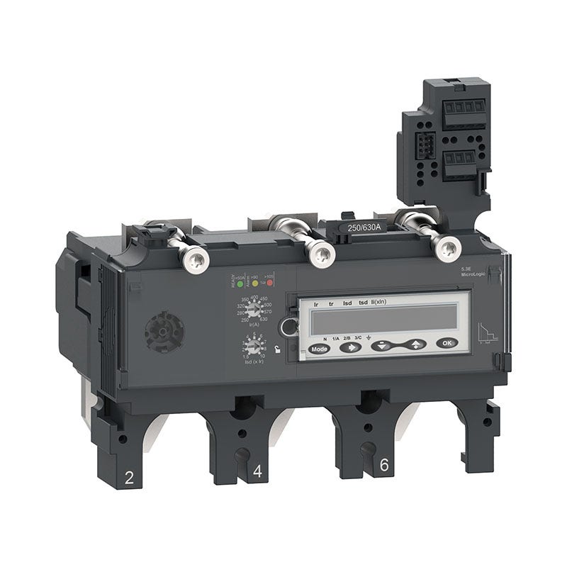 شنايدر - وحدة فصل - 400 أمبير - 3 خط - MicroLogic 5.3 E for ComPacT NSX 400/630