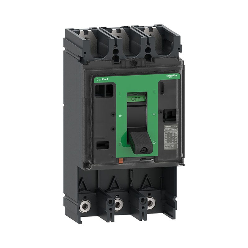 شنايدر - قاطع 400 أمبير - 3 خط - NSX400F, 400A, 3P, 36kA at 415VAC 50/60 Hz, w/o Trip Unit