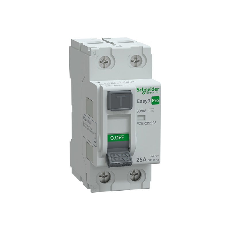 SCHNEIDER -RCCB, Easy9 Pro, 2P, 25A, AC Type, 30mA