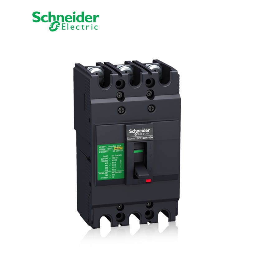 شنايدر - قاطع رئيسي 20 أمبير - EasyPact EZC100H, 3P, 20A, 30kA 400/415V, TMD Trip Unit