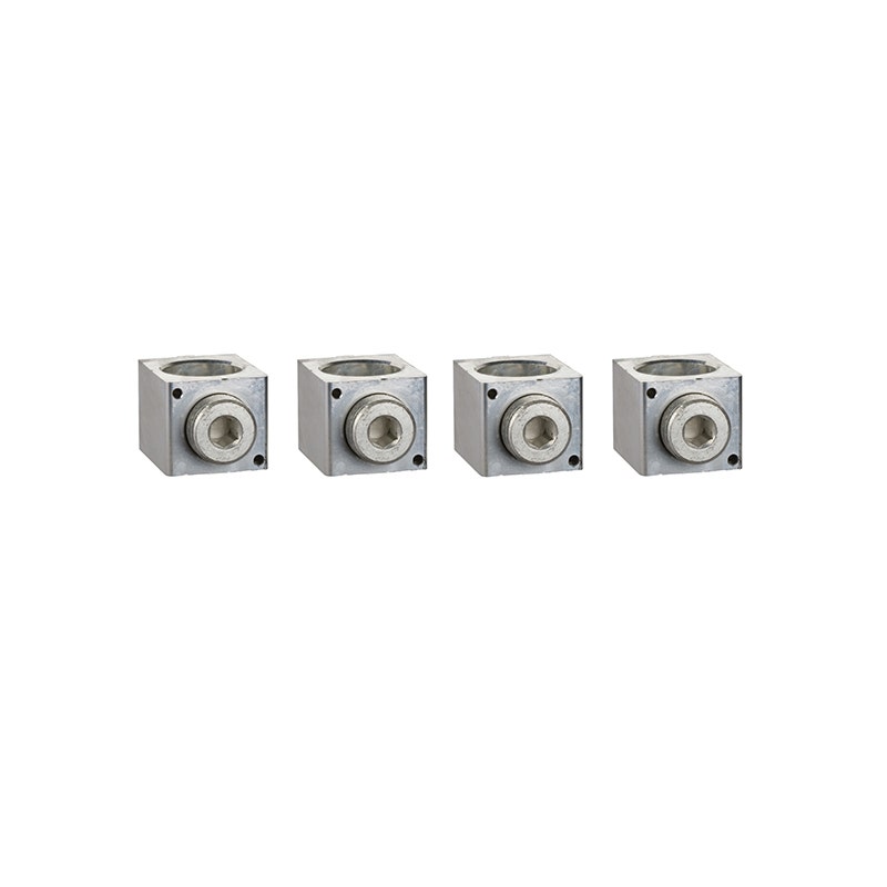 شنايدر - موصلات كابلات ألمنيوم عارية، ComPacT NSX و EasyPact CVS، لكابل واحد، من 35mm² إلى 300mm²، 630A، مجموعة 4 قطع