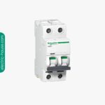⁦شنايدر - قاطع فرعي 2 خط - 16 أمبير - Acti9 iC60N, 2P, 16A, C Curve⁩ - الصورة ⁦2⁩