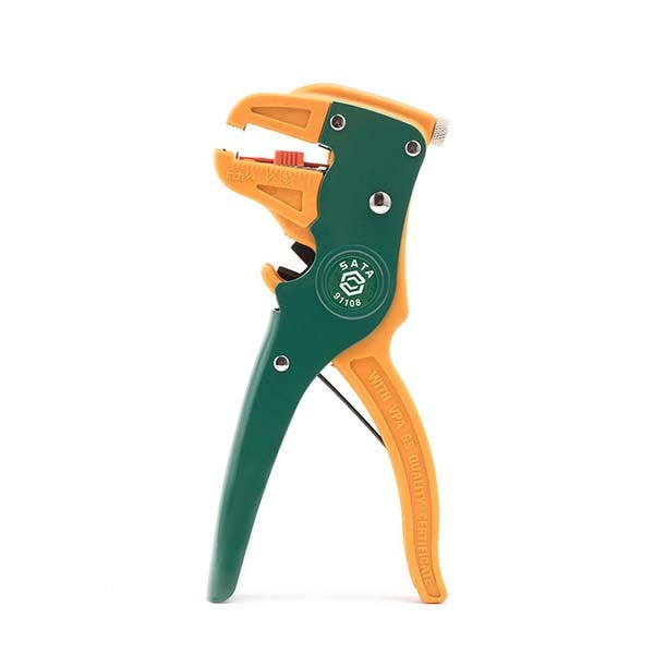 sata.91108st.jpg ساتا - أداة تعرية الأسلاك الأوتوماتيكية مع القاطع - 6.5 بوصة - الصورة 1