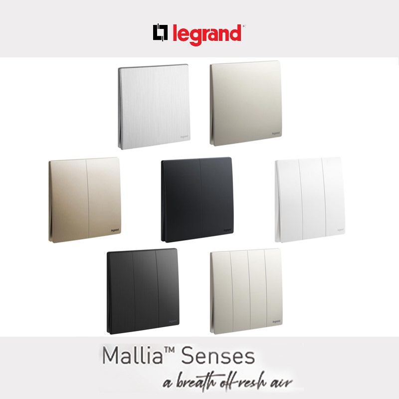 Mallia Senses - Single Pole Switches 16A/20A