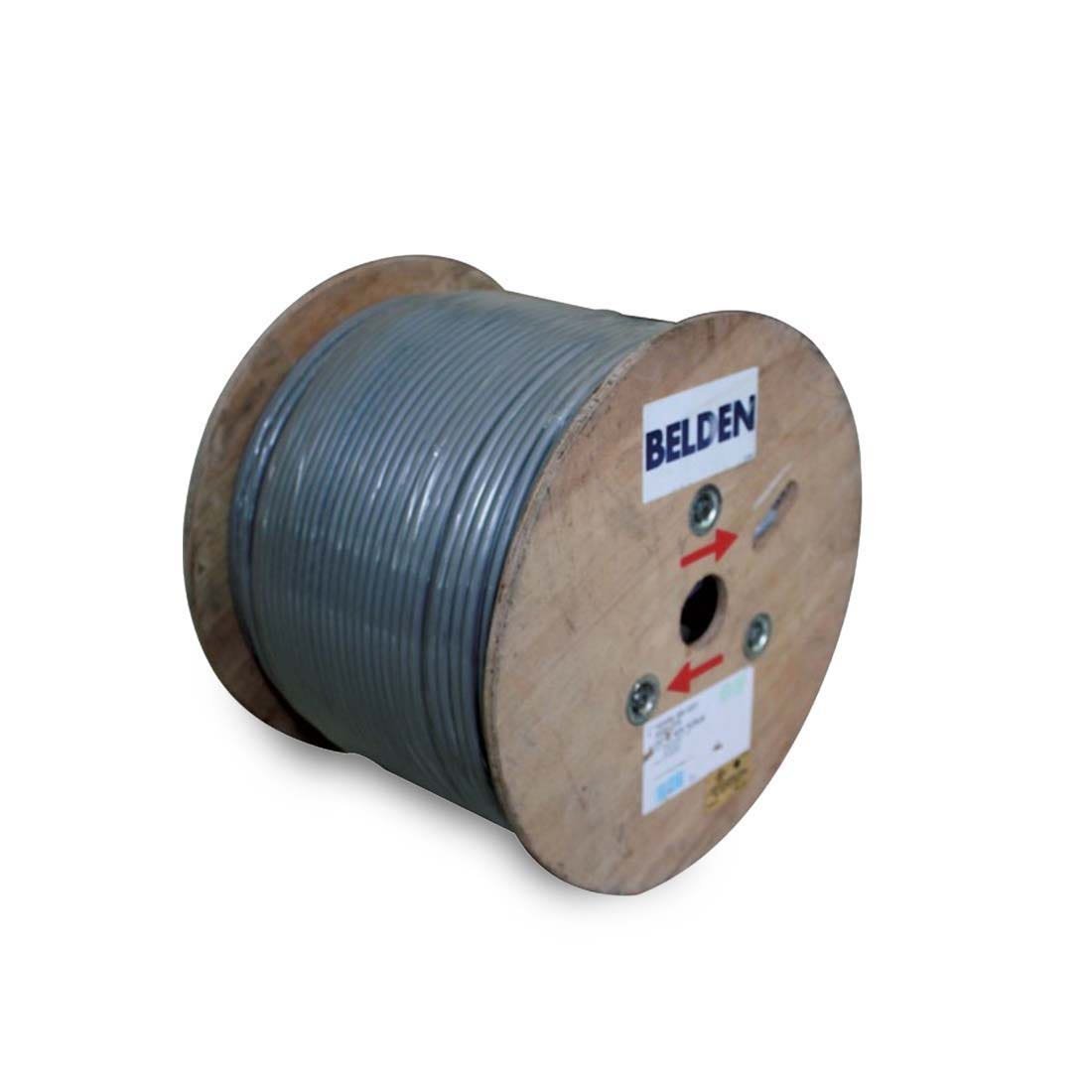 بلدن - كيبل تحكم 2 خط - مقاس 22AWG - لون رمادي - 305 متر/اللفة - CU/PP/FS/PVC