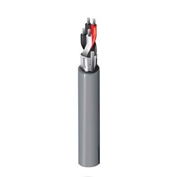بلدن - كيبل تحكم - 4 خط - مقاس 24AWG - اللفة 305 متر - لون رمادي - RS-232, TWISTED PAIRS, OVRI WIRE, SEMI RIGID