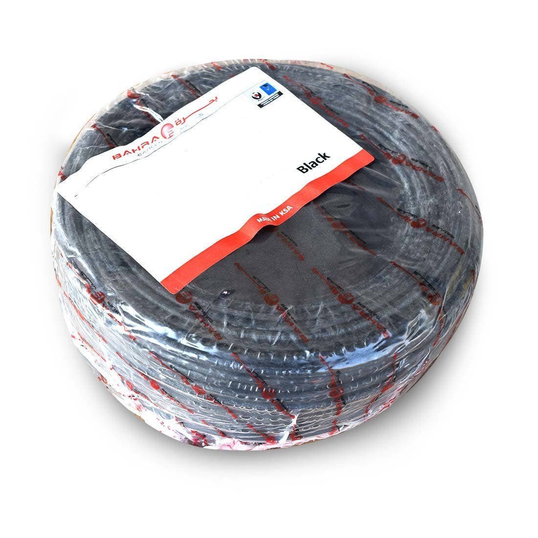 بحرة - سلك كهربائي نحاس - MICA LS0H - المواصفات البريطانية - NYA - مقاس 6 مم - أسود - 450/750 فولت - 91.44 متر